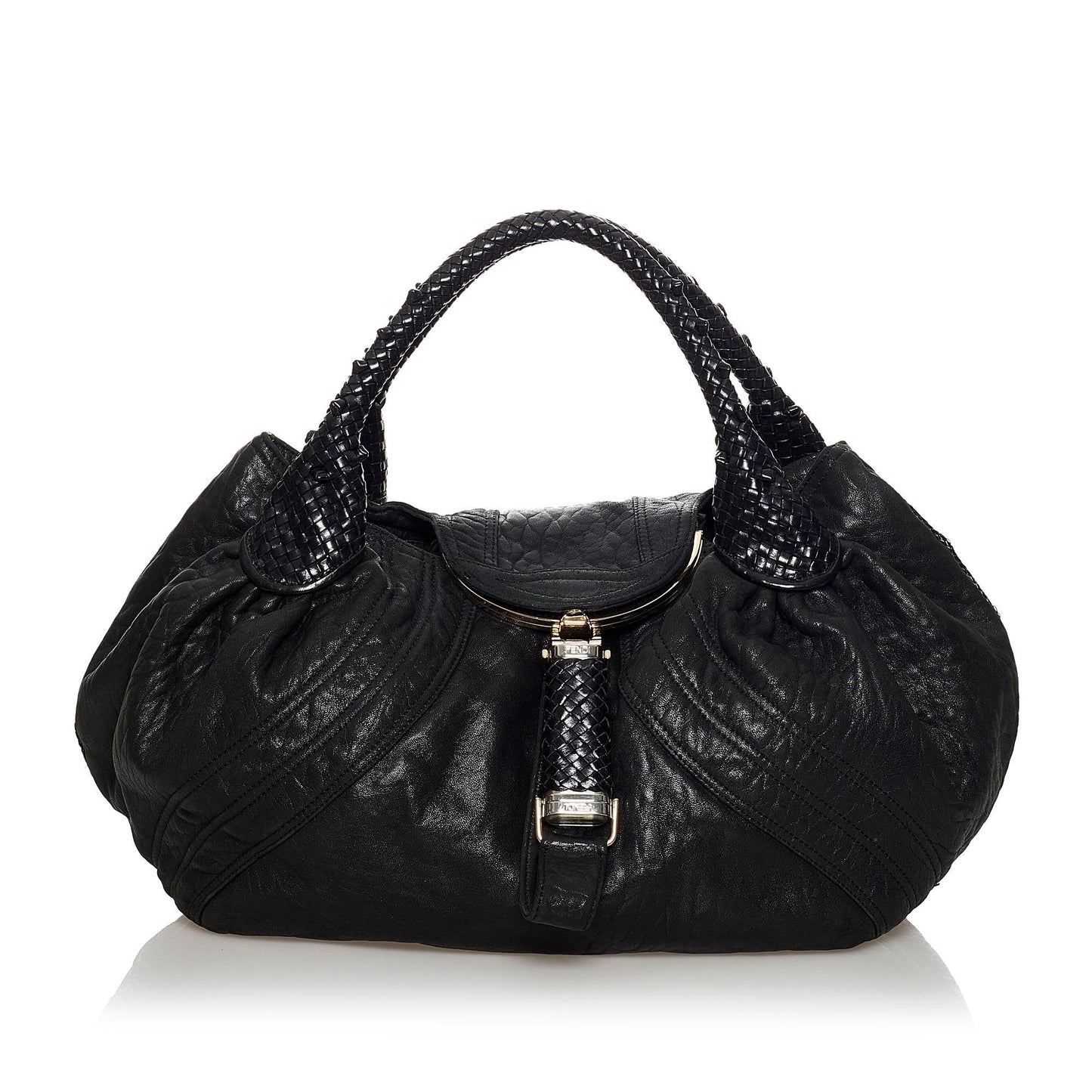 Luxury FendiSpy Leather Handbag (SHG-31738)