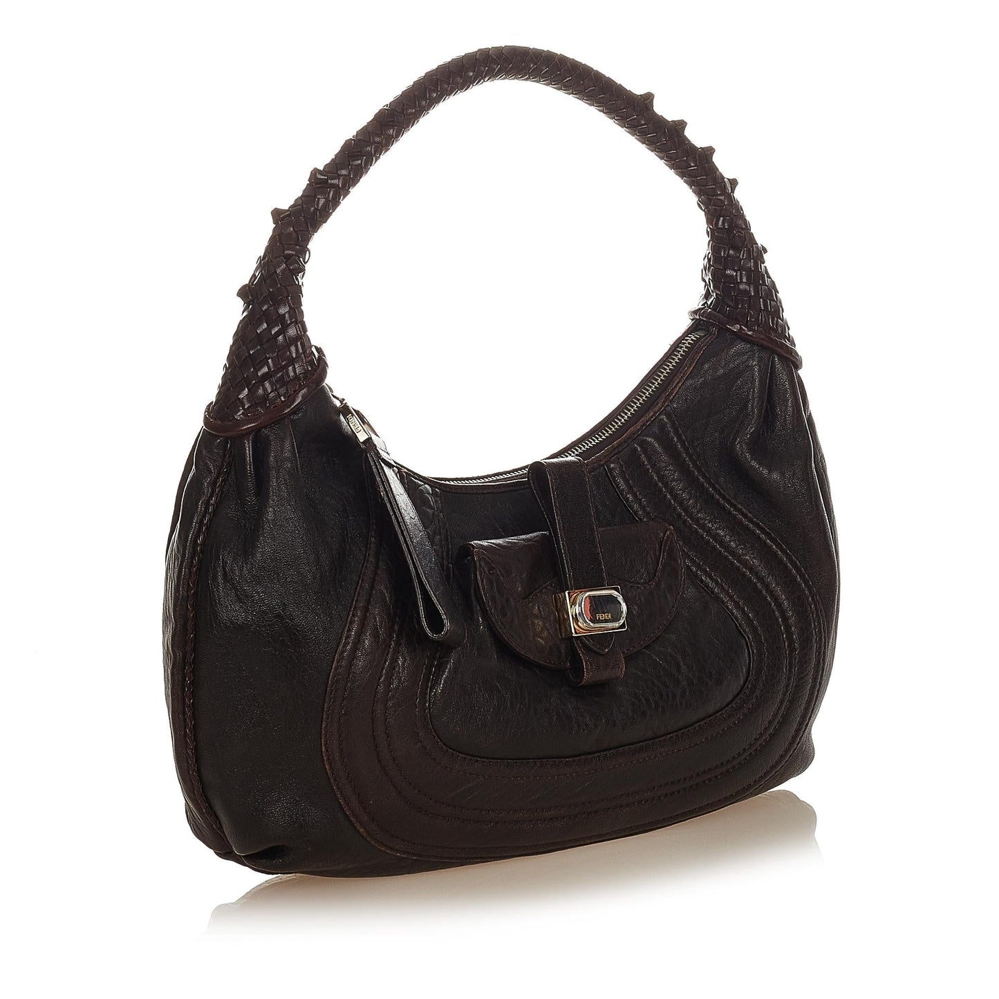Luxury FendiSpy Leather Handbag (SHG-31923)
