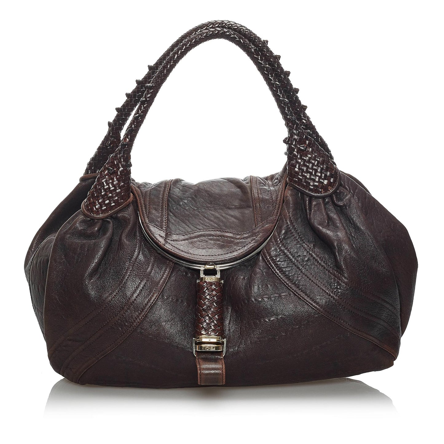 Luxury FendiSpy Leather Handbag (SHG-34038)