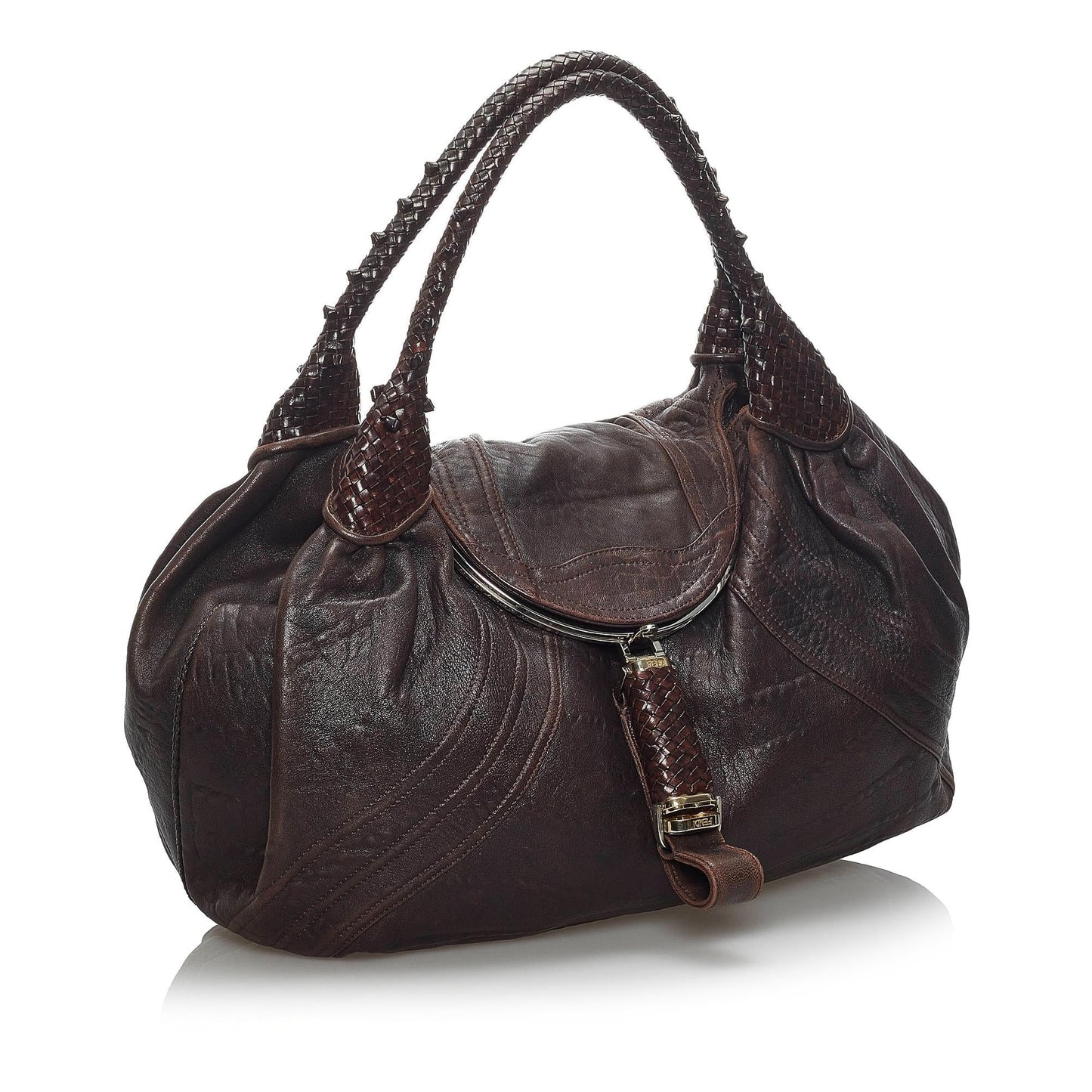 Luxury FendiSpy Leather Handbag (SHG-34038)
