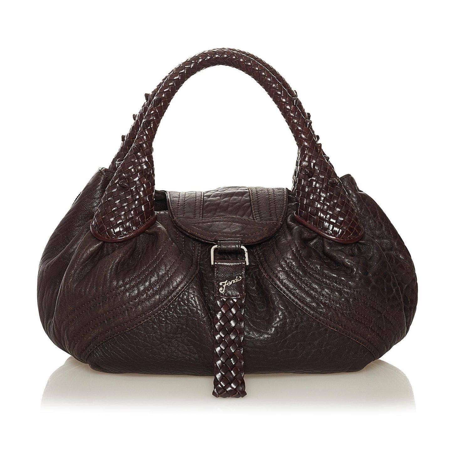 Luxury FendiSpy Leather Handbag (SHG-34436)