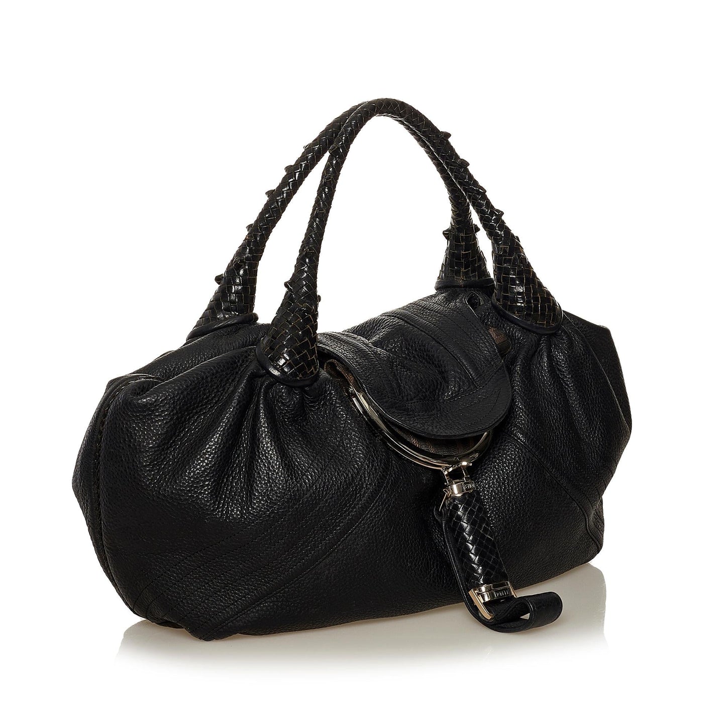 Luxury FendiSpy Leather Handbag (SHG-34971)