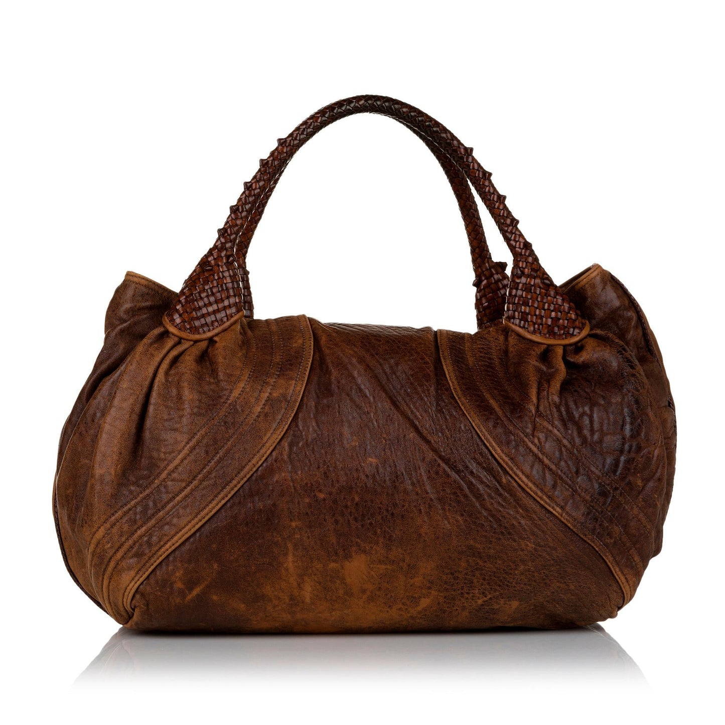 Luxury FendiSpy Leather Hobo Bag (SHG-35197)