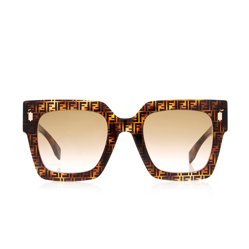 Luxury FendiSquare FF Logo Sunglasses (SHF-21247)
