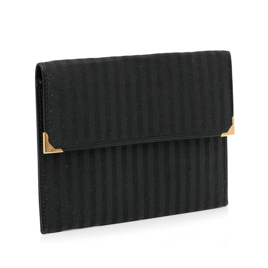 Luxury FendiStriped Canvas Clutch (SHG-LK4Iq8)
