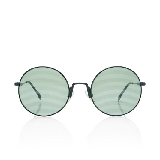 Luxury FendiStriped Round Sunglasses (SHF-c85ipa)