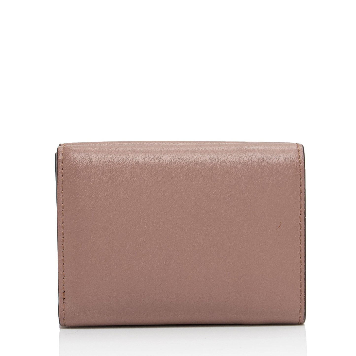 Luxury FendiStudded Calfskin Micro Tri-fold Wallet (SHF-ymbBNz)