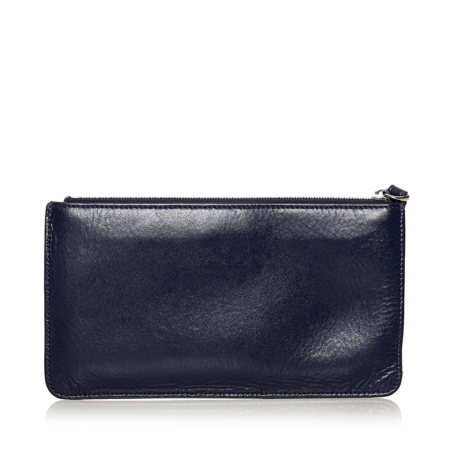 Luxury FendiStudded Flat Leather Pouch (SHG-33758)