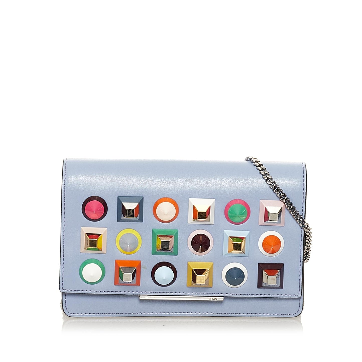 Luxury FendiStudded Leather Wallet on Chain (SHG-34247)