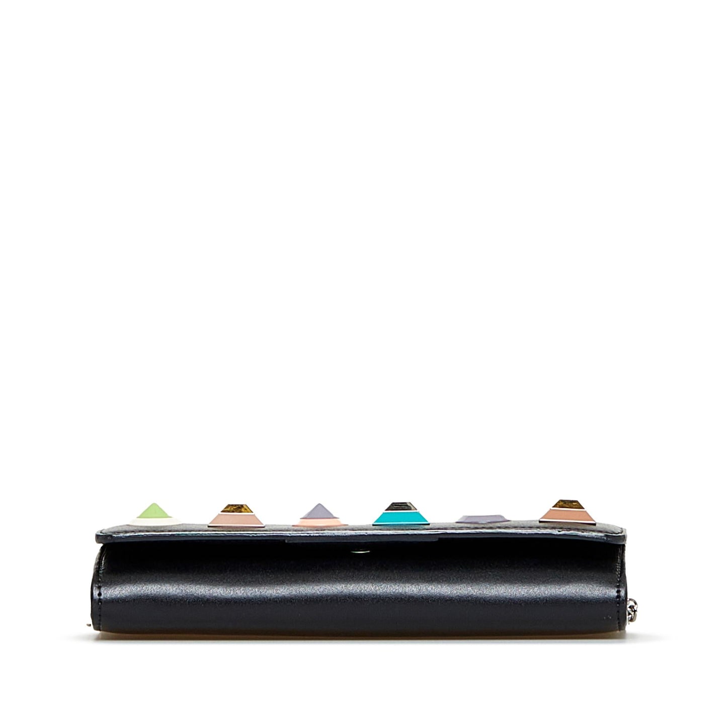 Luxury FendiStudded Leather Wallet on Chain (SHG-AdpZf4)