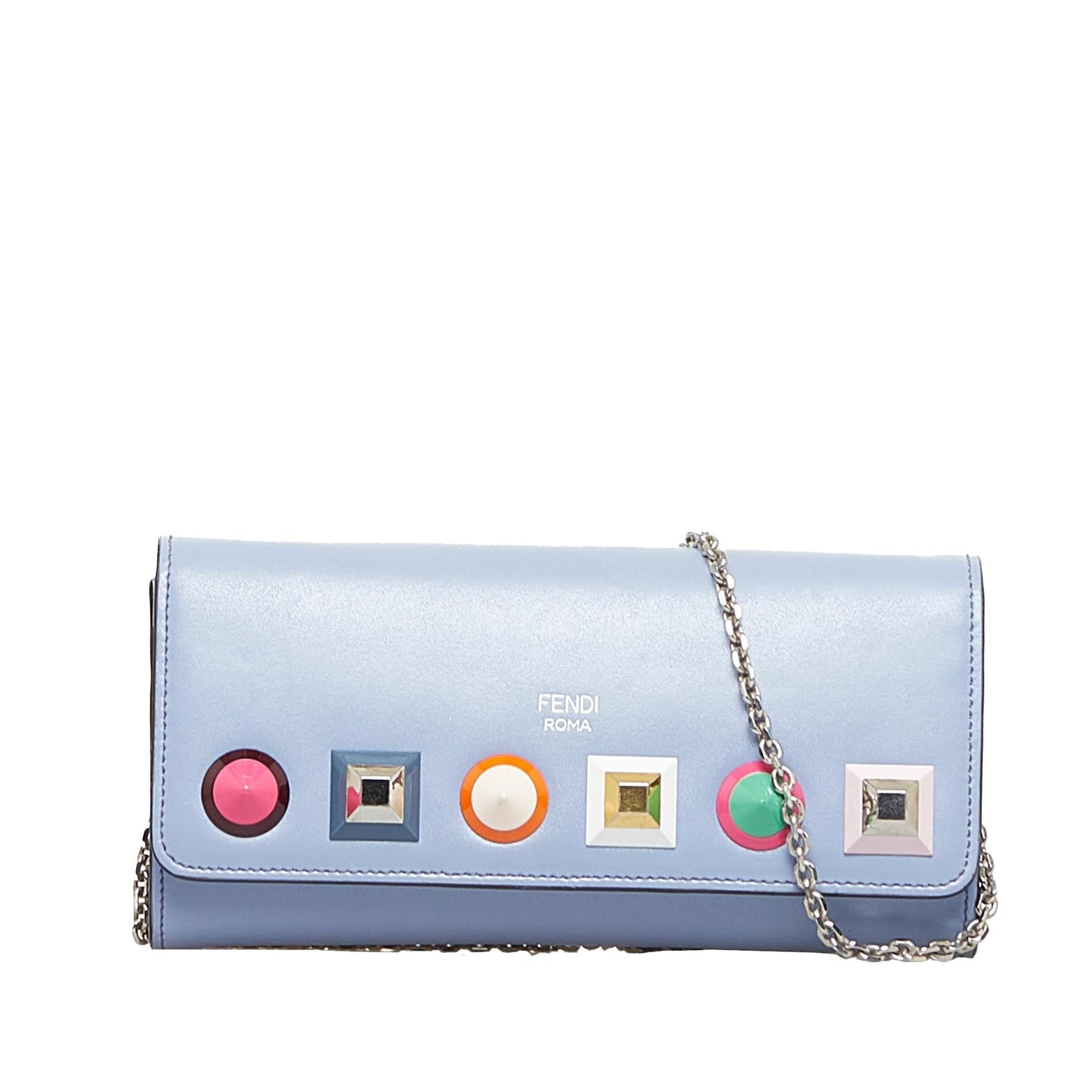 Luxury FendiStudded Leather Wallet on Chain (SHG-h1cKLN)