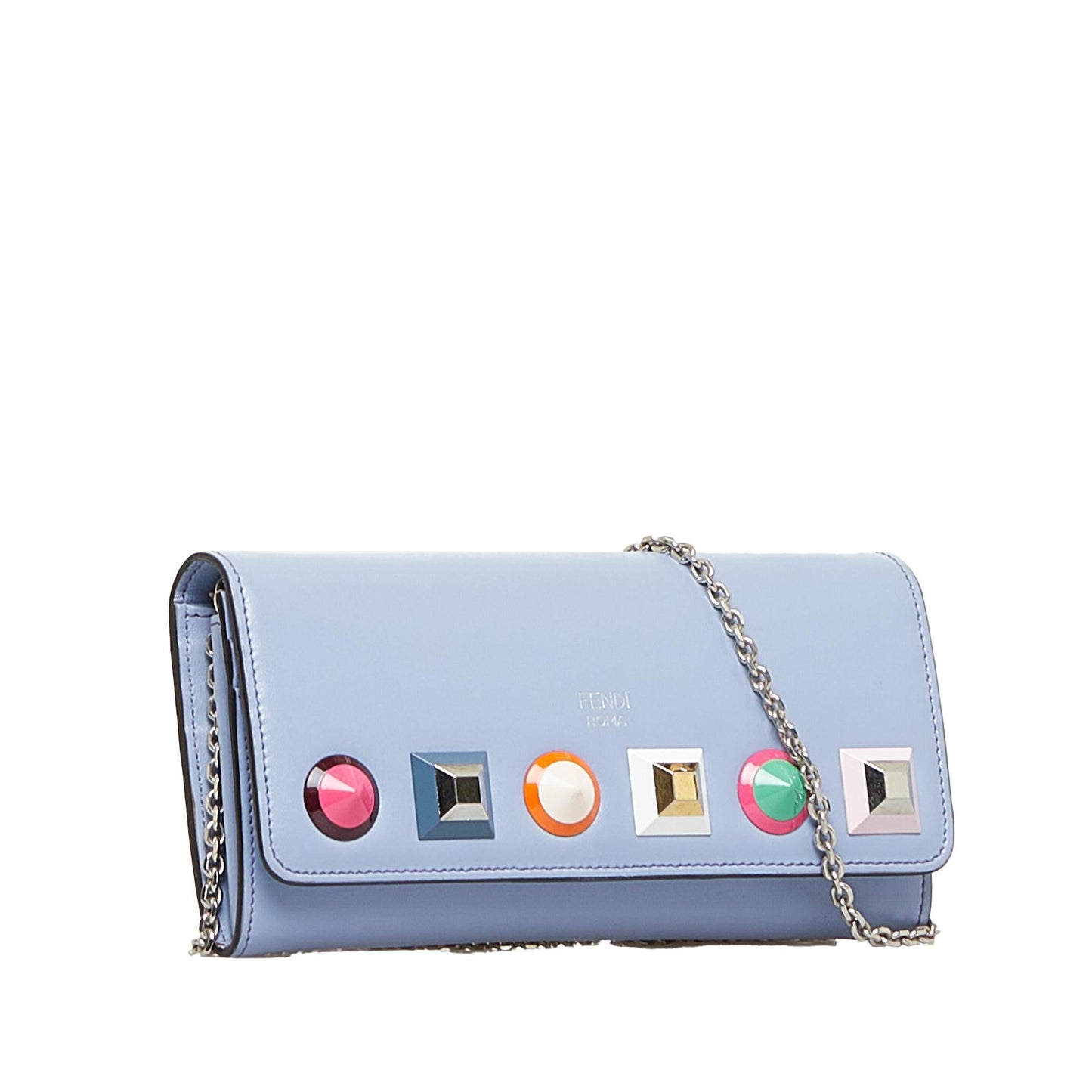 Luxury FendiStudded Leather Wallet on Chain (SHG-h1cKLN)