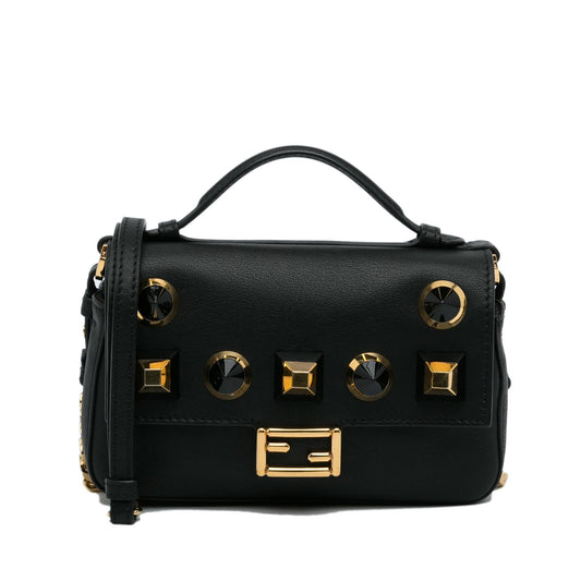 Luxury FendiStudded Micro Baguette (SHG-igMOsg)