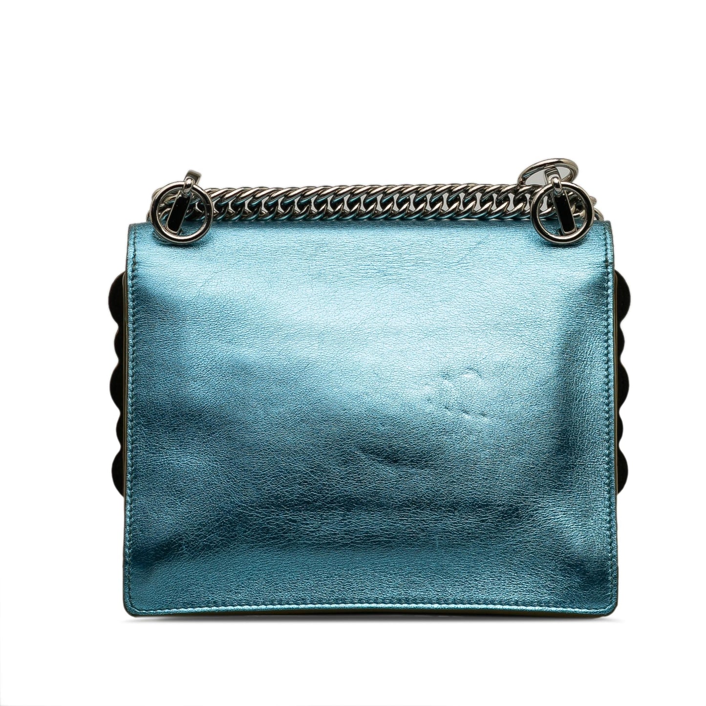 Luxury FendiStudded Scalloped Kan I Crossbody (SHG-CeGCcL)