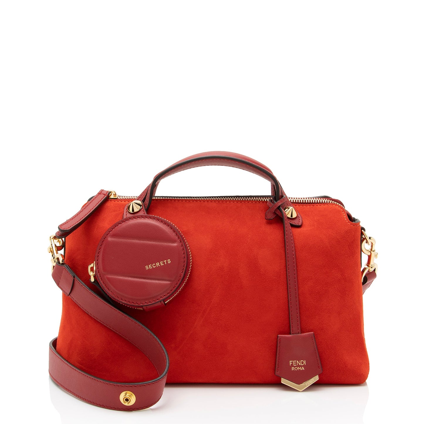 Luxury FendiSuede Calfskin By The Way Medium Boston Bag (SHF-23727)