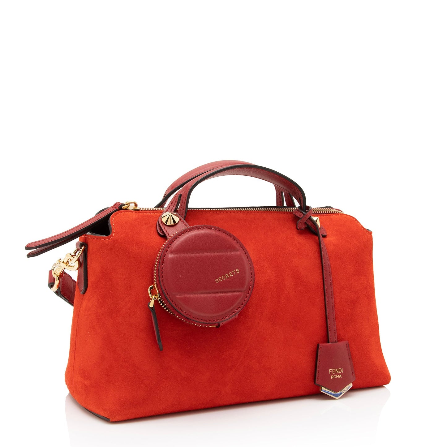 Luxury FendiSuede Calfskin By The Way Medium Boston Bag (SHF-23727)