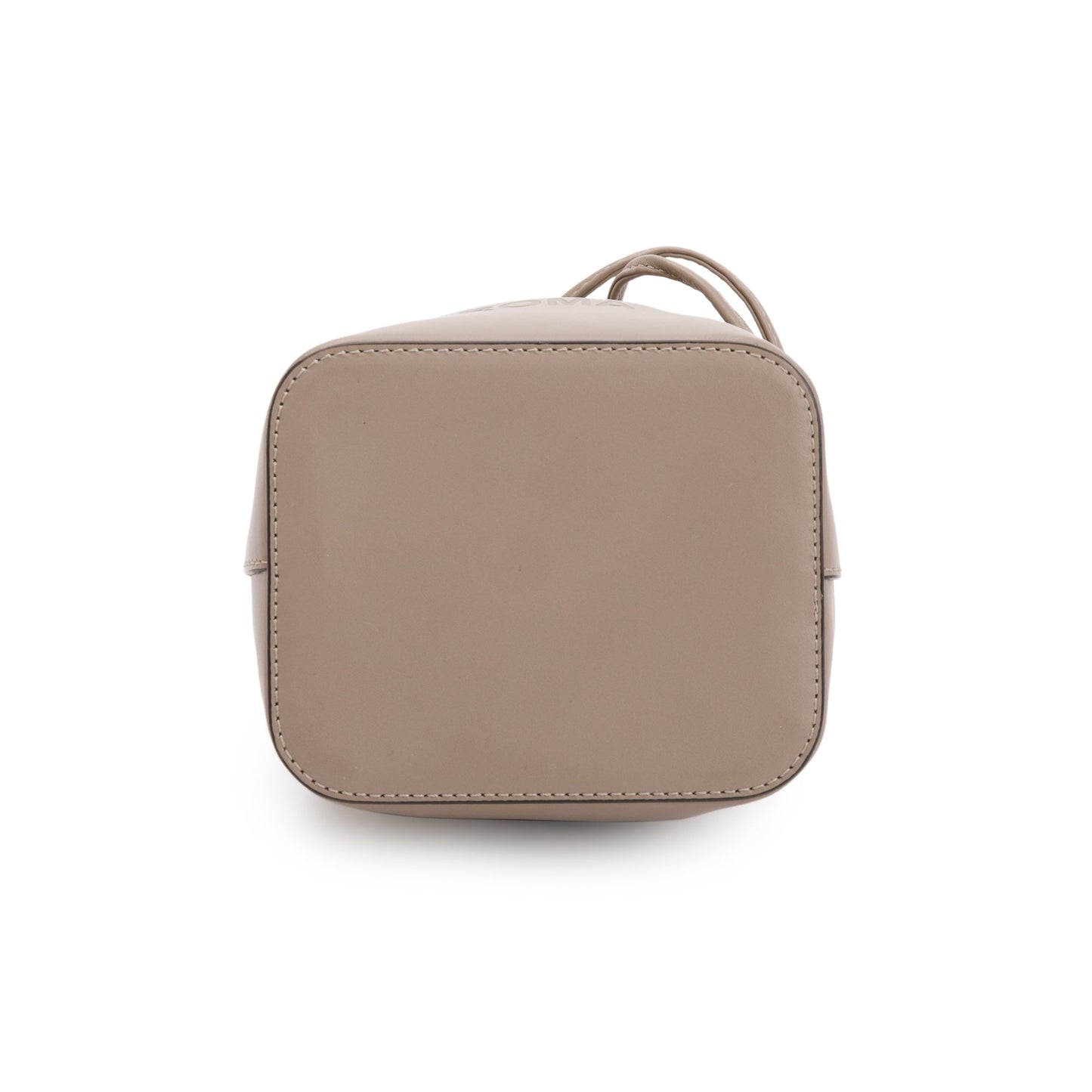 Fendi Taupe Calskin Leather Mini Mon Tresor Bucket Bag
