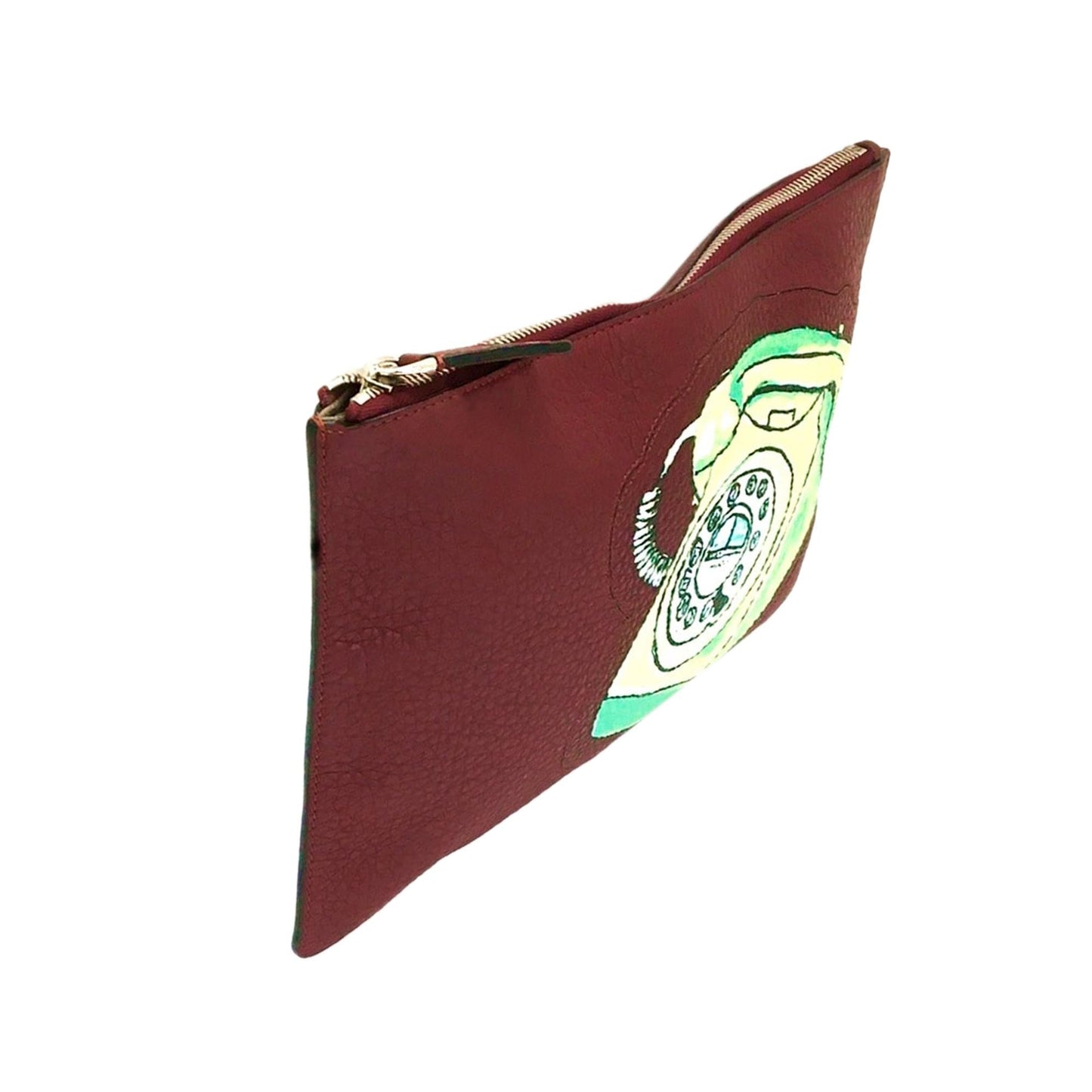 Luxury FendiTelephone Leather Clutch (SHG-yilHZT)