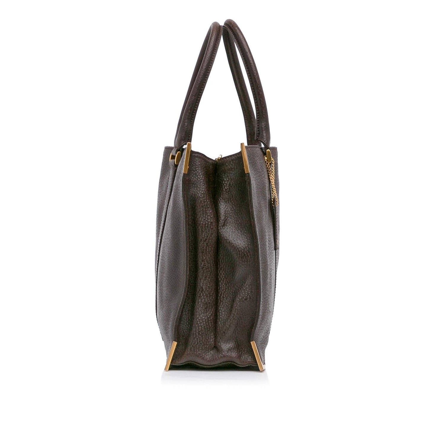 Luxury FendiTextured Leather Classico No.4 Tote Bag (SHG-gSX2gy)