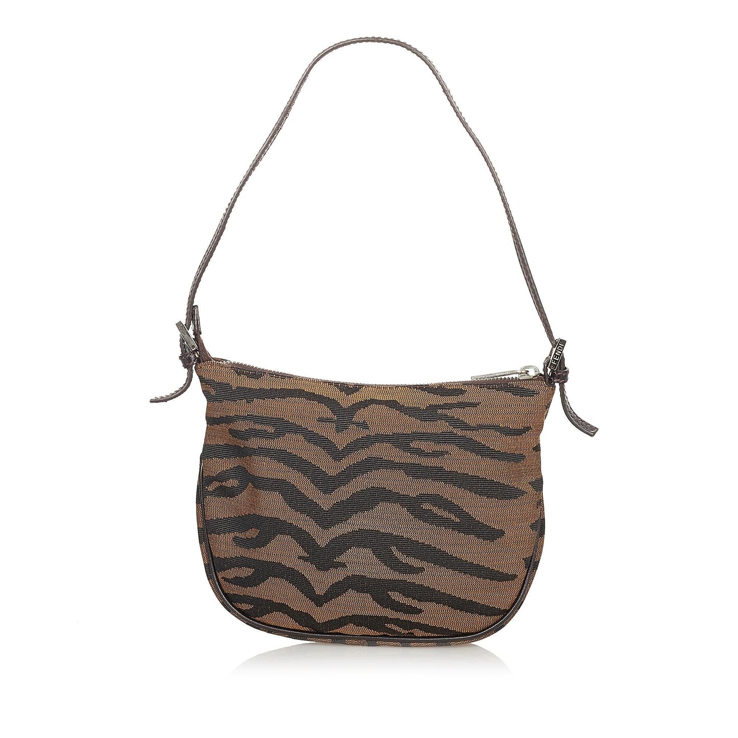 Luxury FendiTiger Print Canvas Shoulder Bag (SHG-24872)