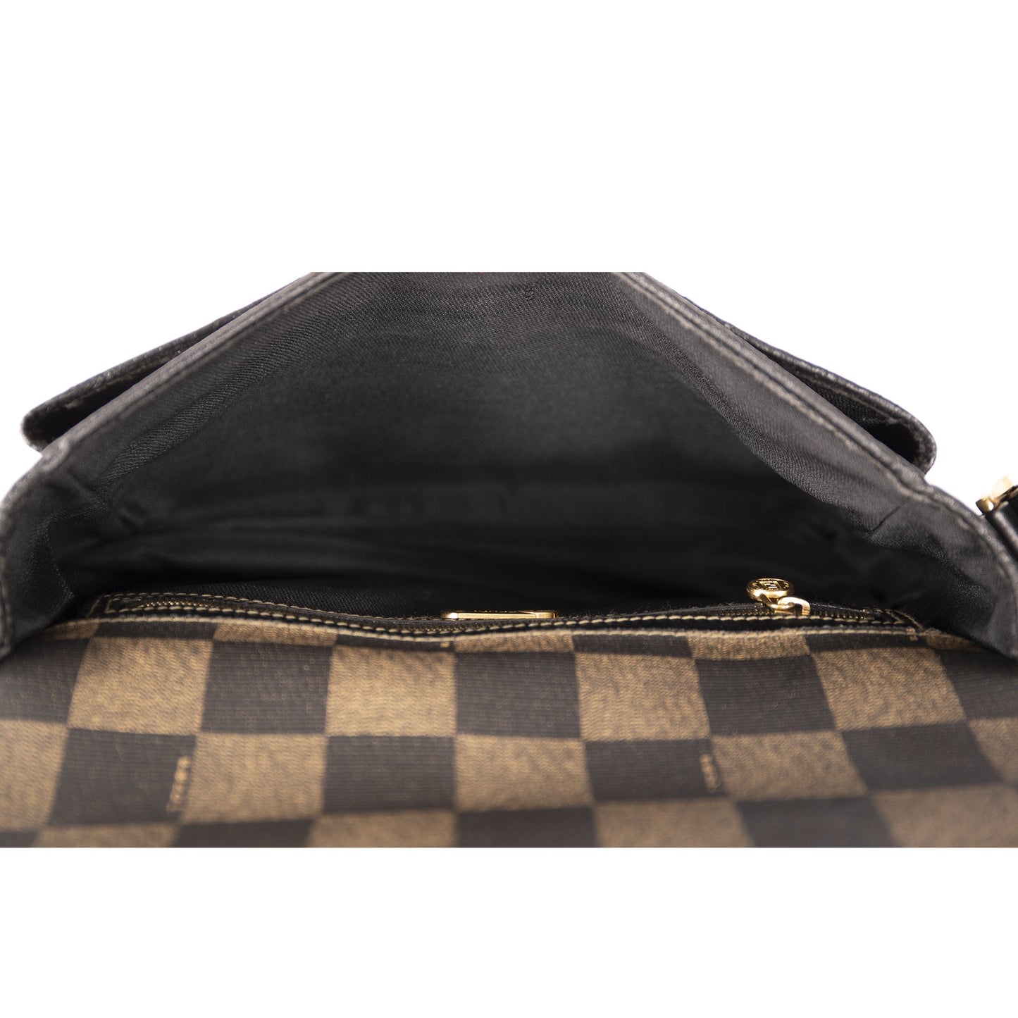 Fendi Vintage Checkered Crossbody Bag