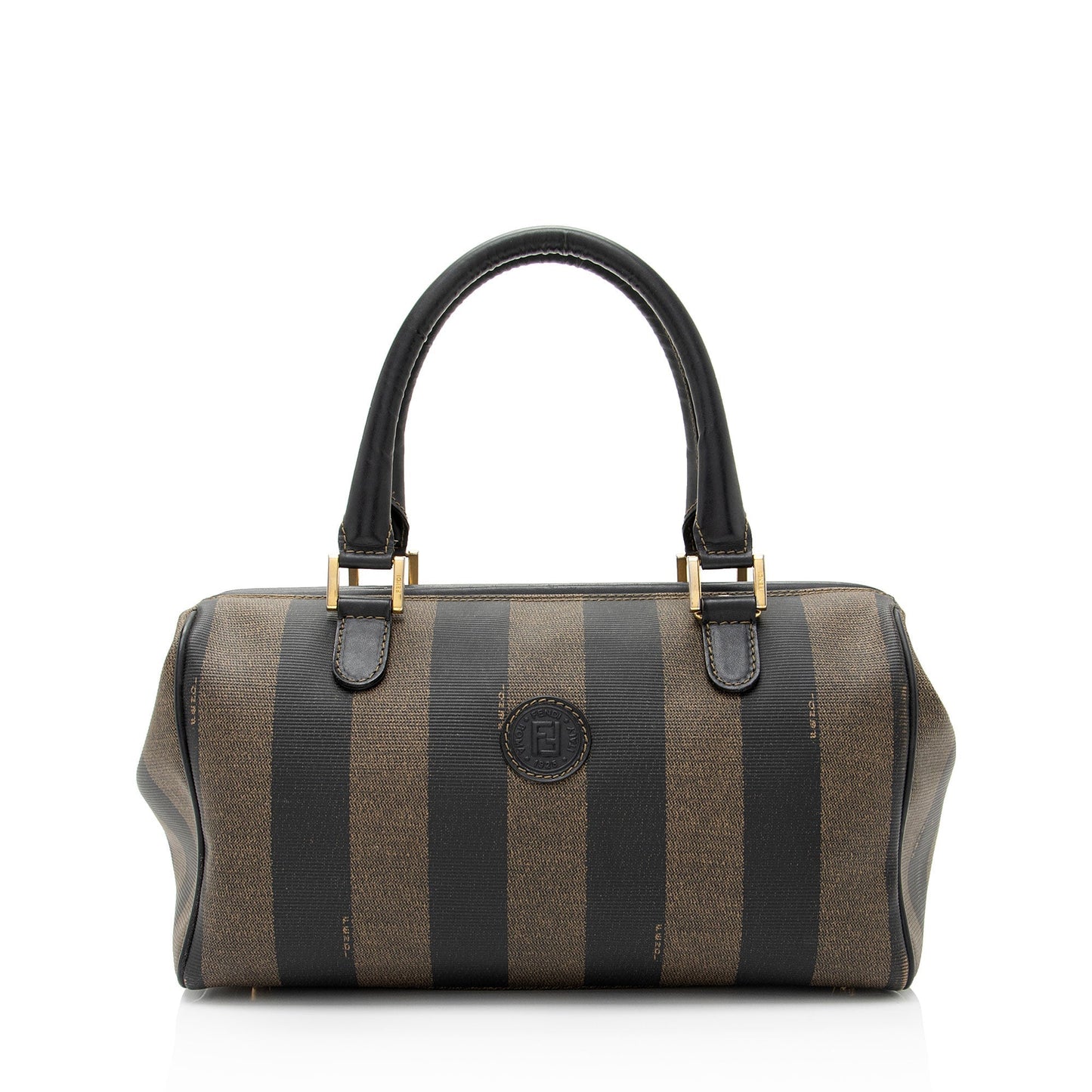 Luxury FendiVintage Pequin Satchel (SHF-p2iSKx)