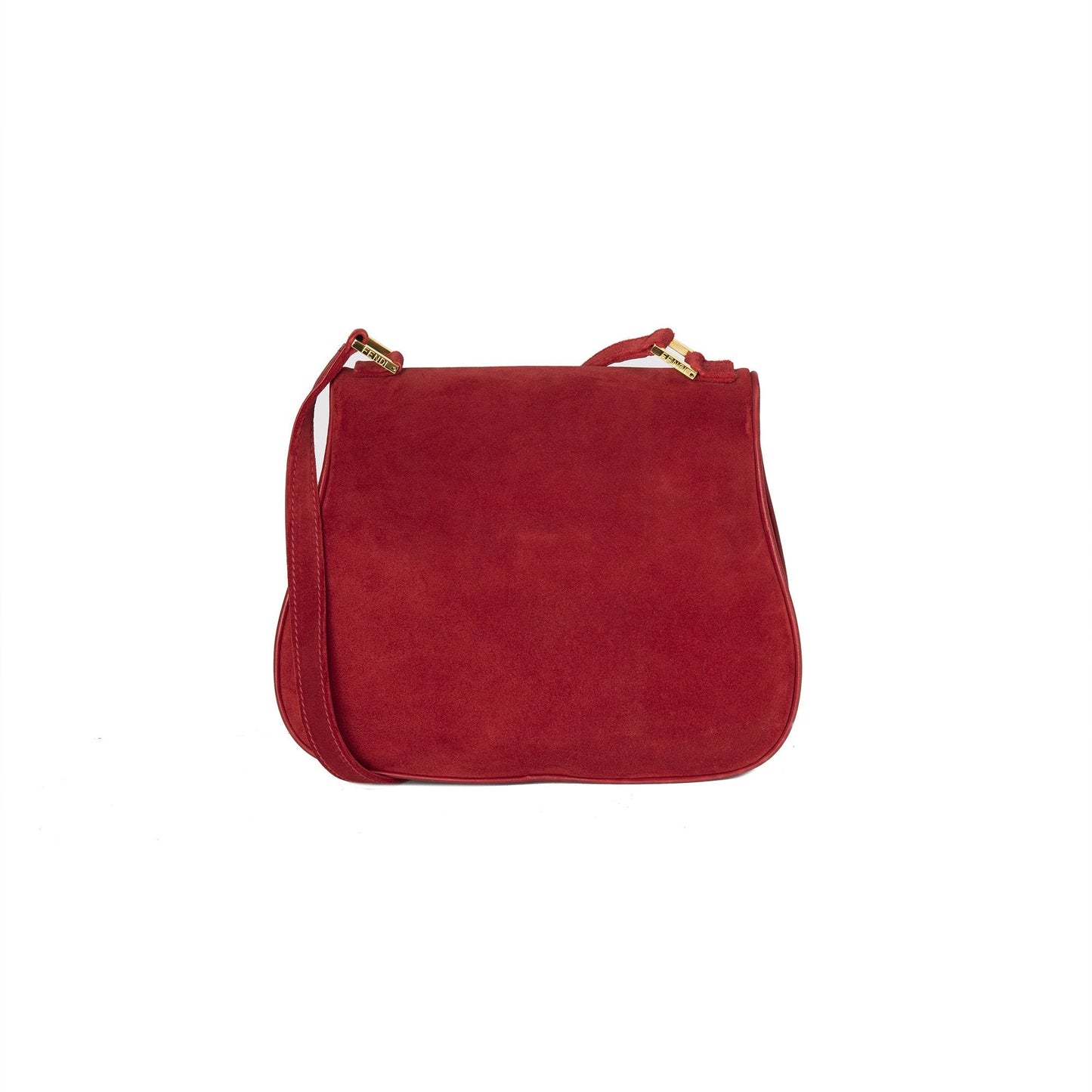 Fendi Vintage Suede Crossbody Bag