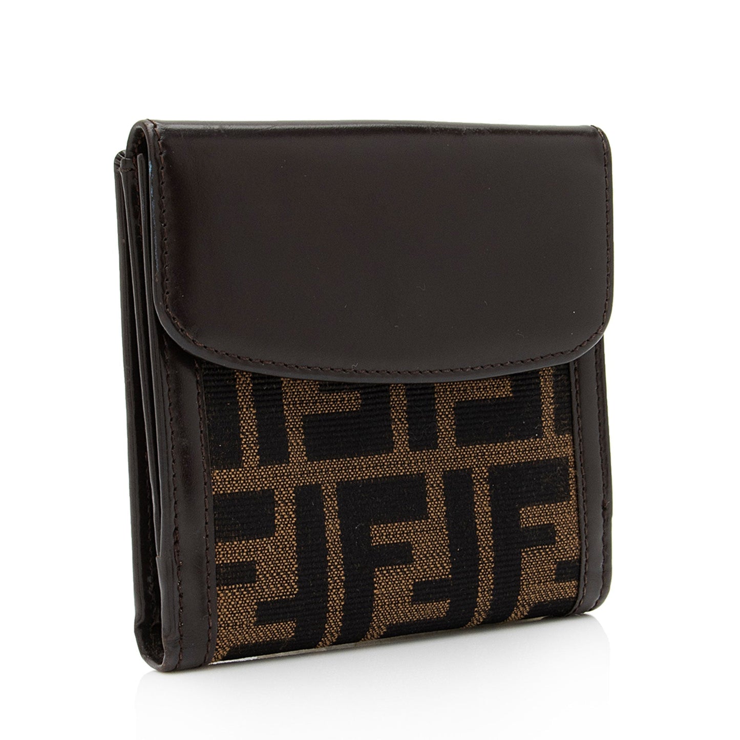 Luxury FendiVintage Zucca Compact Wallet (SHF-Nzxwj2)