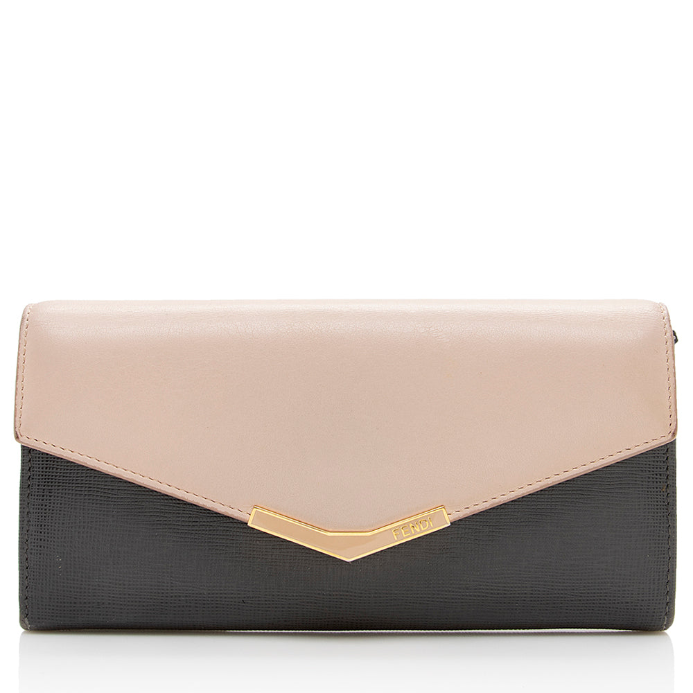 Luxury FendiVitello Elite 2Jours Wallet - FINAL SALE (SHF-17387)