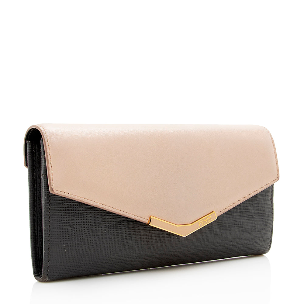 Luxury FendiVitello Elite 2Jours Wallet - FINAL SALE (SHF-17387)