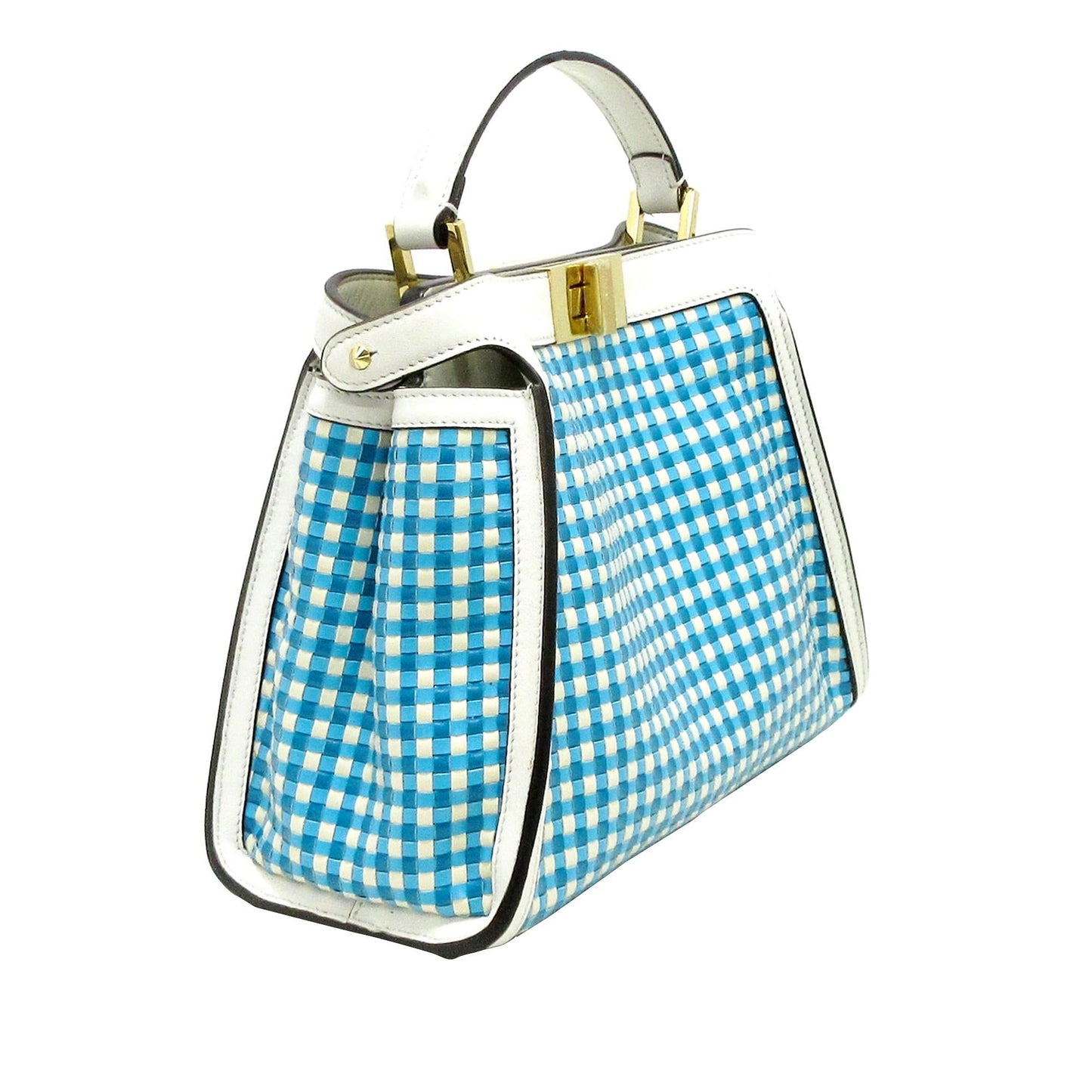 Luxury FendiWoven Peekaboo Satchel (SHG-uY7B6k)