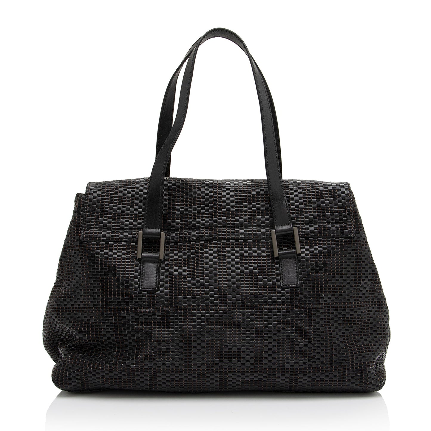 Luxury FendiWoven Zucca Leather Forever Large Shoulder Bag (SHF-QqfMFO)