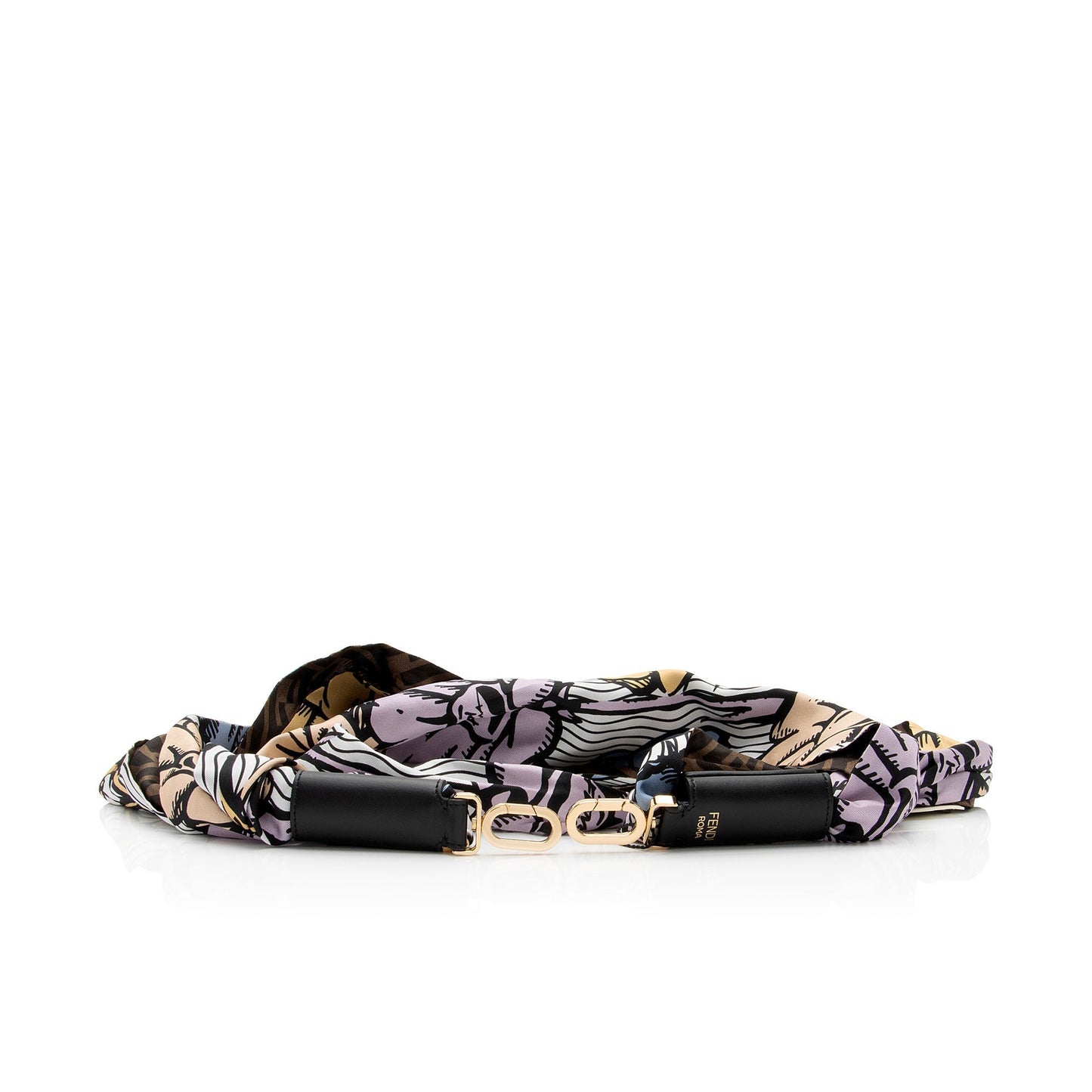 Luxury FendiX Joshua Silk Vides FF Strap You Shoulder Strap (SHF-4P14fa)