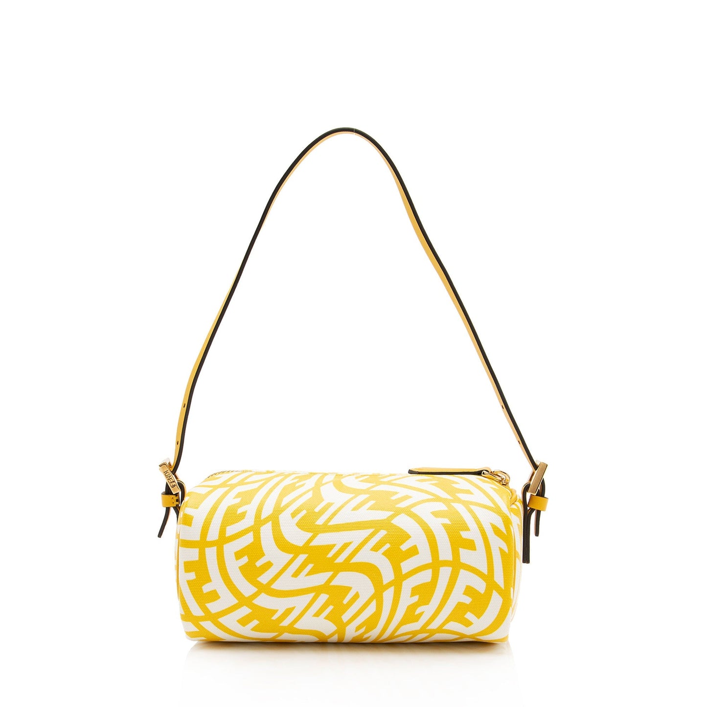 Luxury FendiX Sarah Coleman Glazed Canvas FF Vertigo Mini Shoulder Bag (SHF-CsUAub)