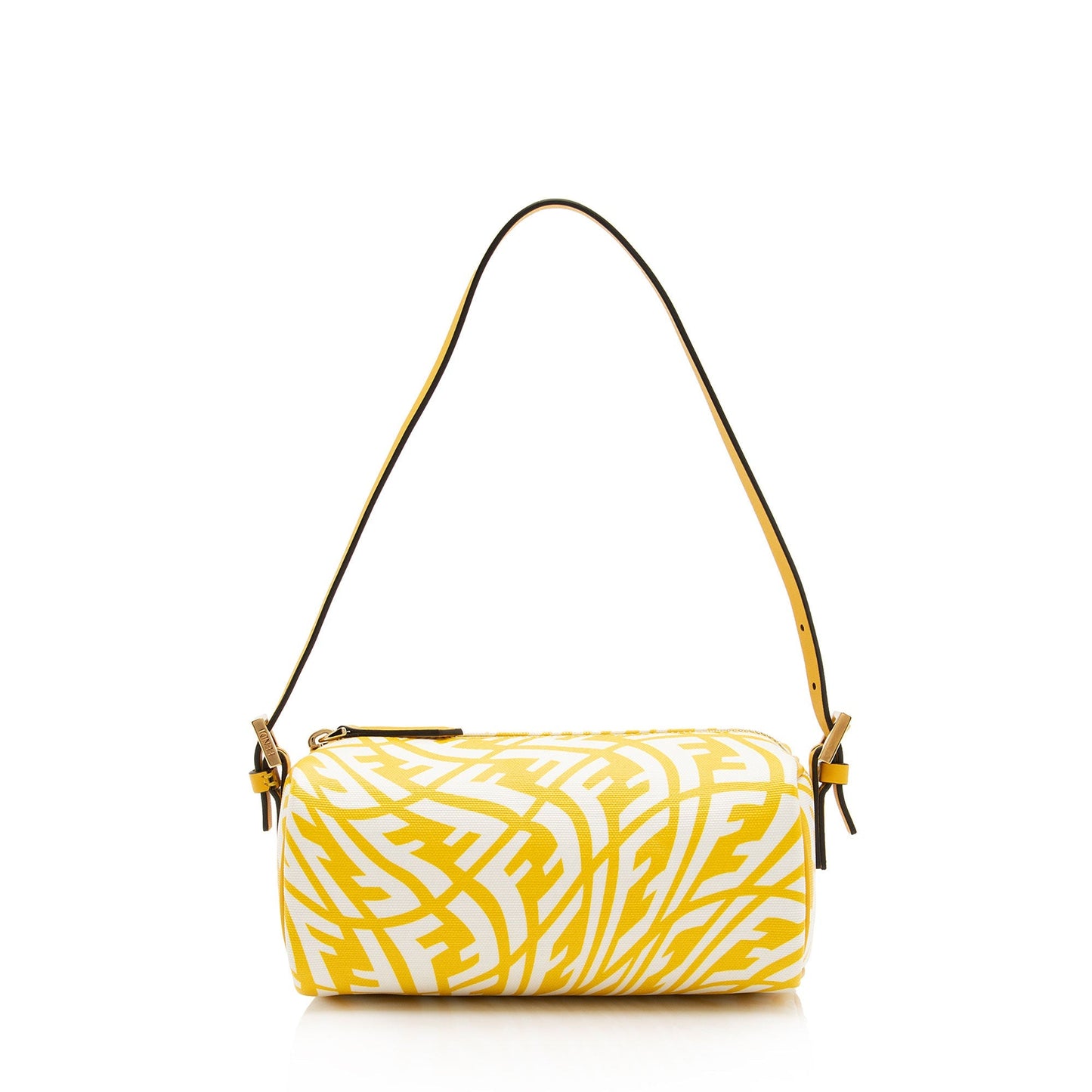 Luxury FendiX Sarah Coleman Glazed Canvas FF Vertigo Mini Shoulder Bag (SHF-CsUAub)