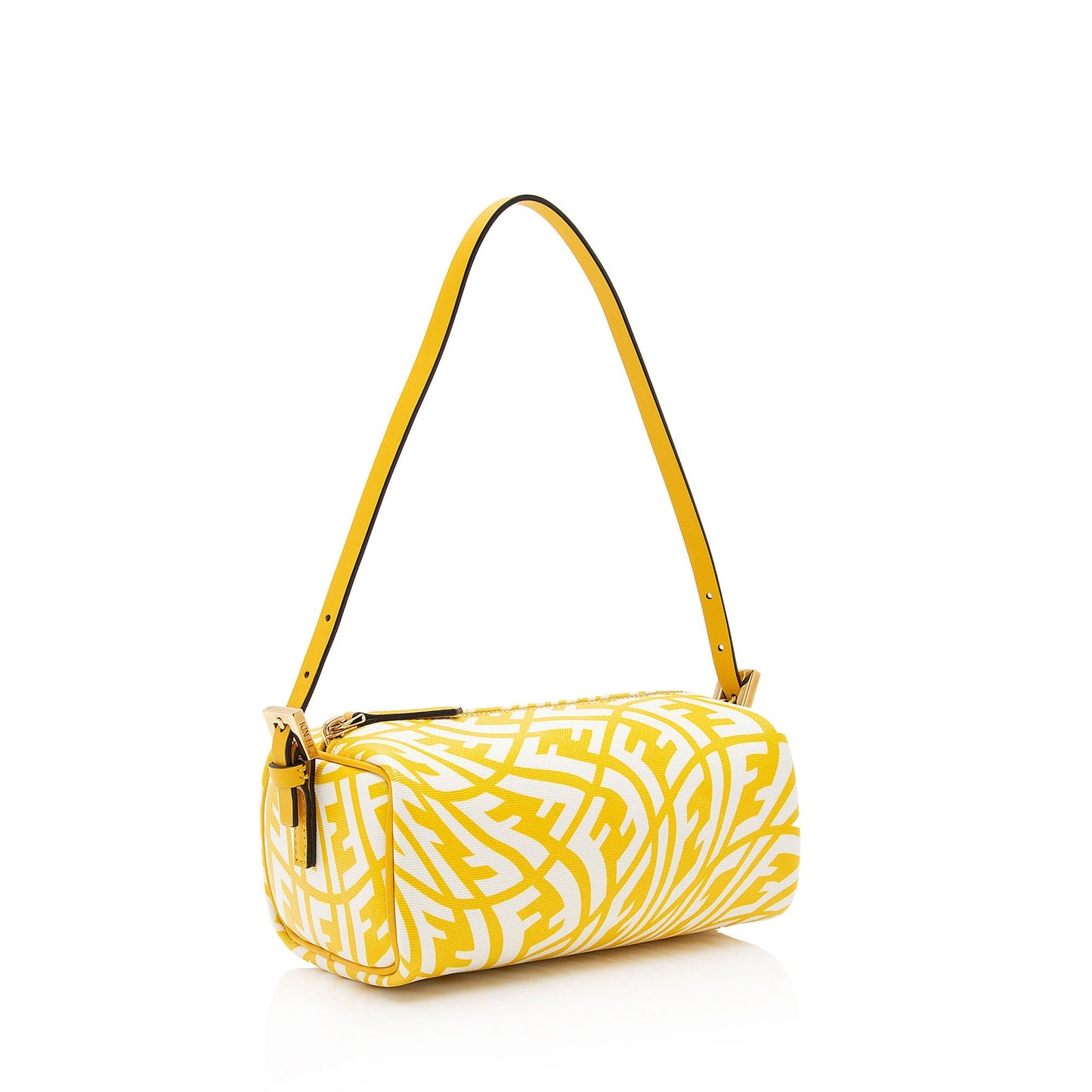 Luxury FendiX Sarah Coleman Glazed Canvas FF Vertigo Mini Shoulder Bag (SHF-CsUAub)