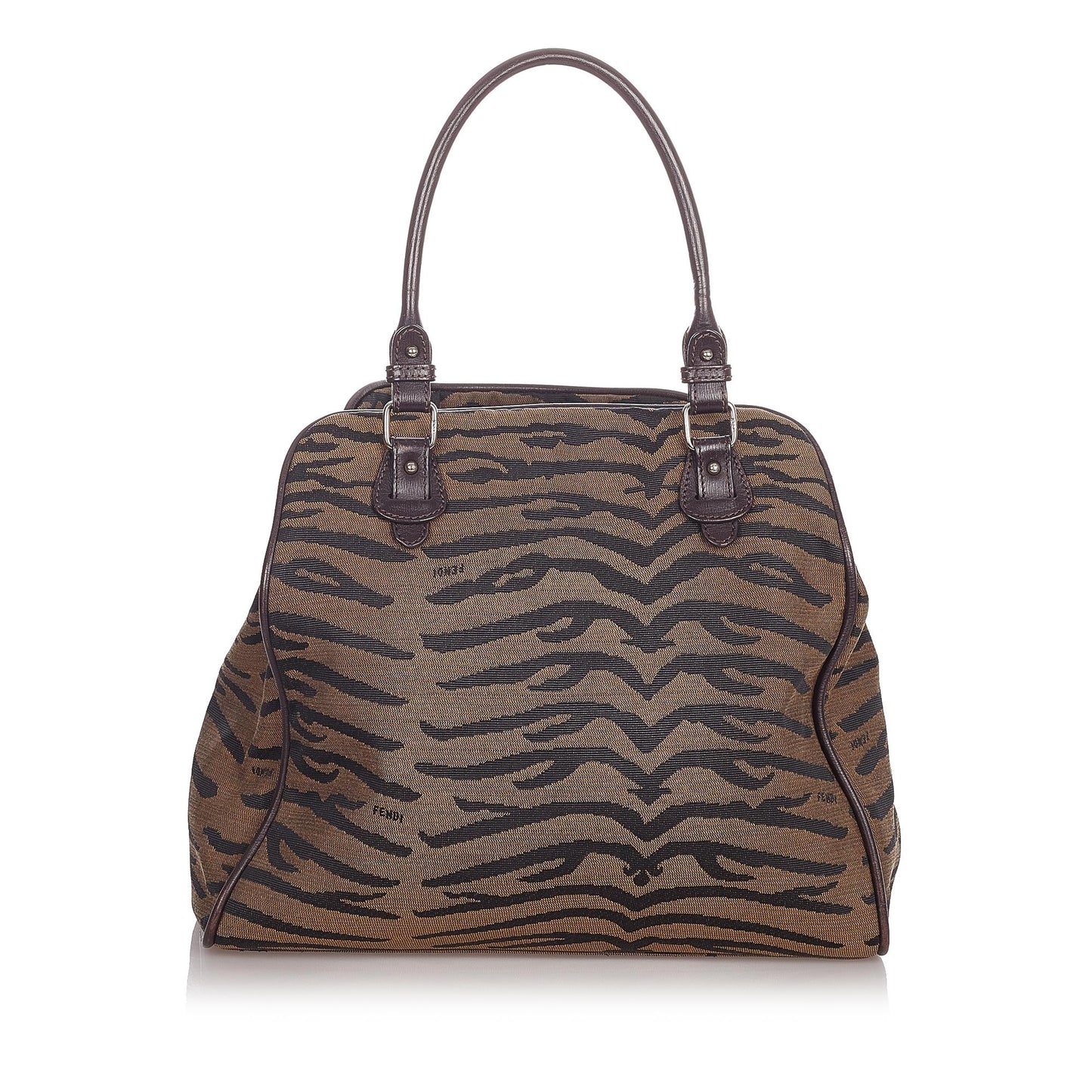 Luxury FendiZebra Print Canvas Handbag (SHG-23929)