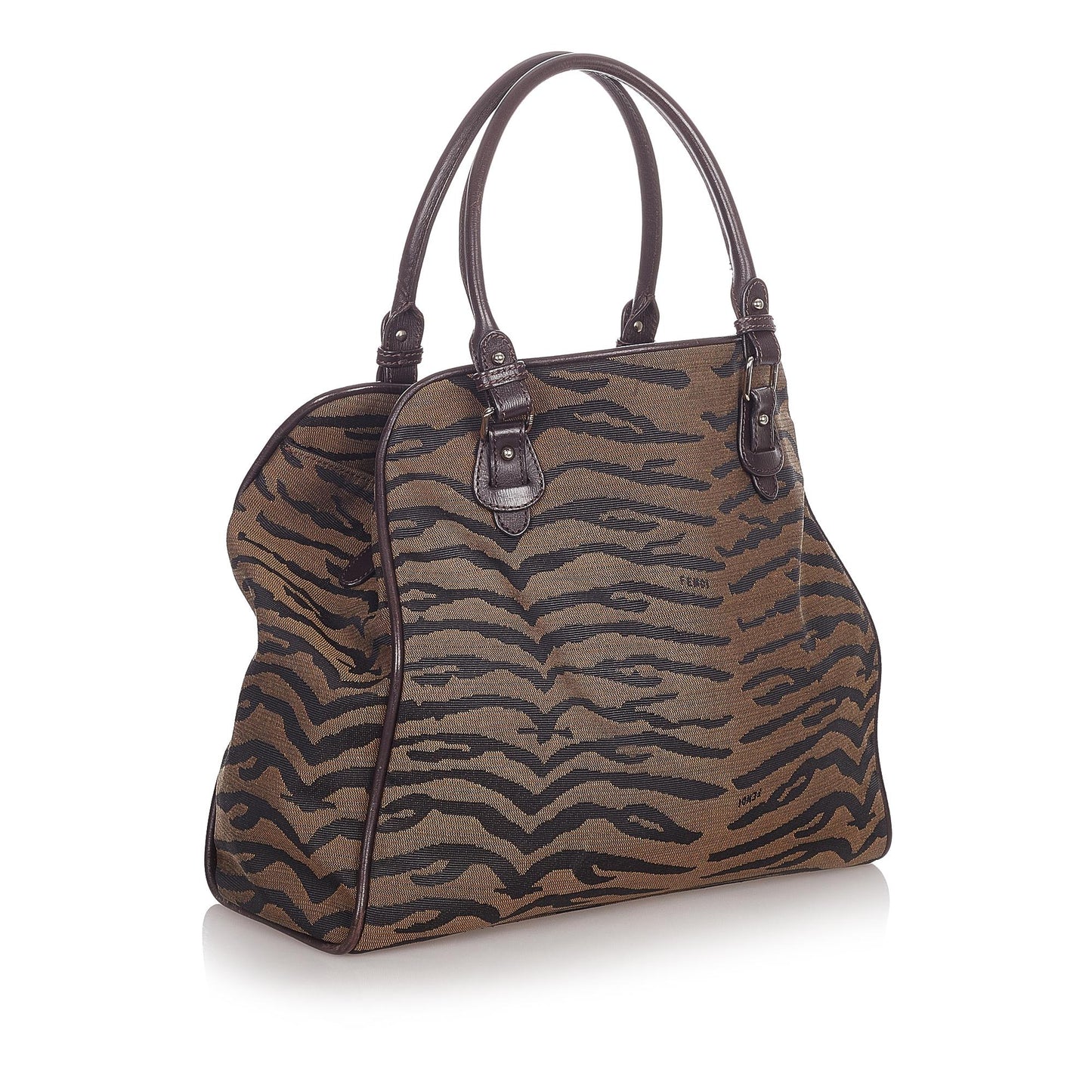 Luxury FendiZebra Print Canvas Handbag (SHG-23929)