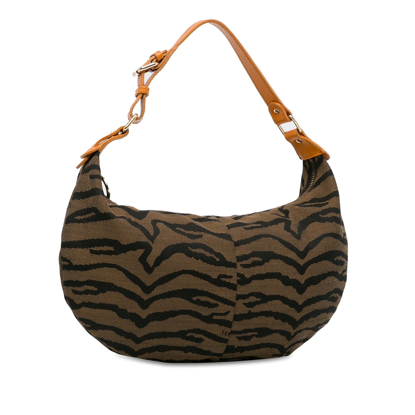 Luxury FendiZebra Print Canvas Hobo (SHG-RSZLfY)