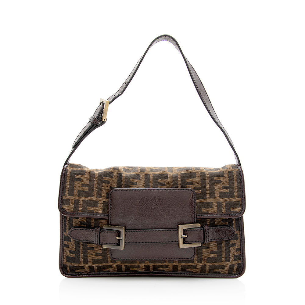 Luxury FendiZucca B Bis Shoulder Bag (SHF-20465)