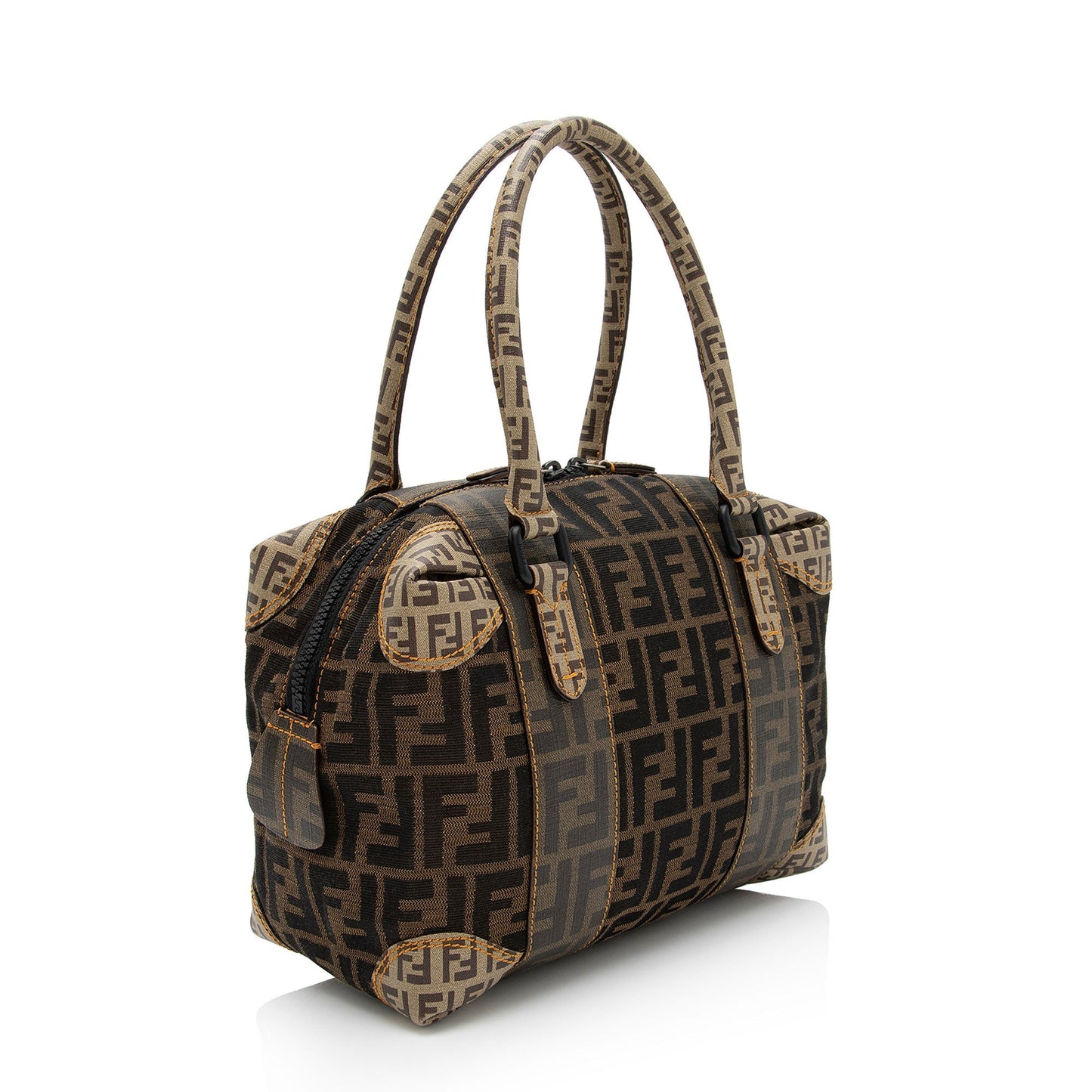 Luxury FendiZucca B Mix Medium Boston Bag (SHF-EoAec3)