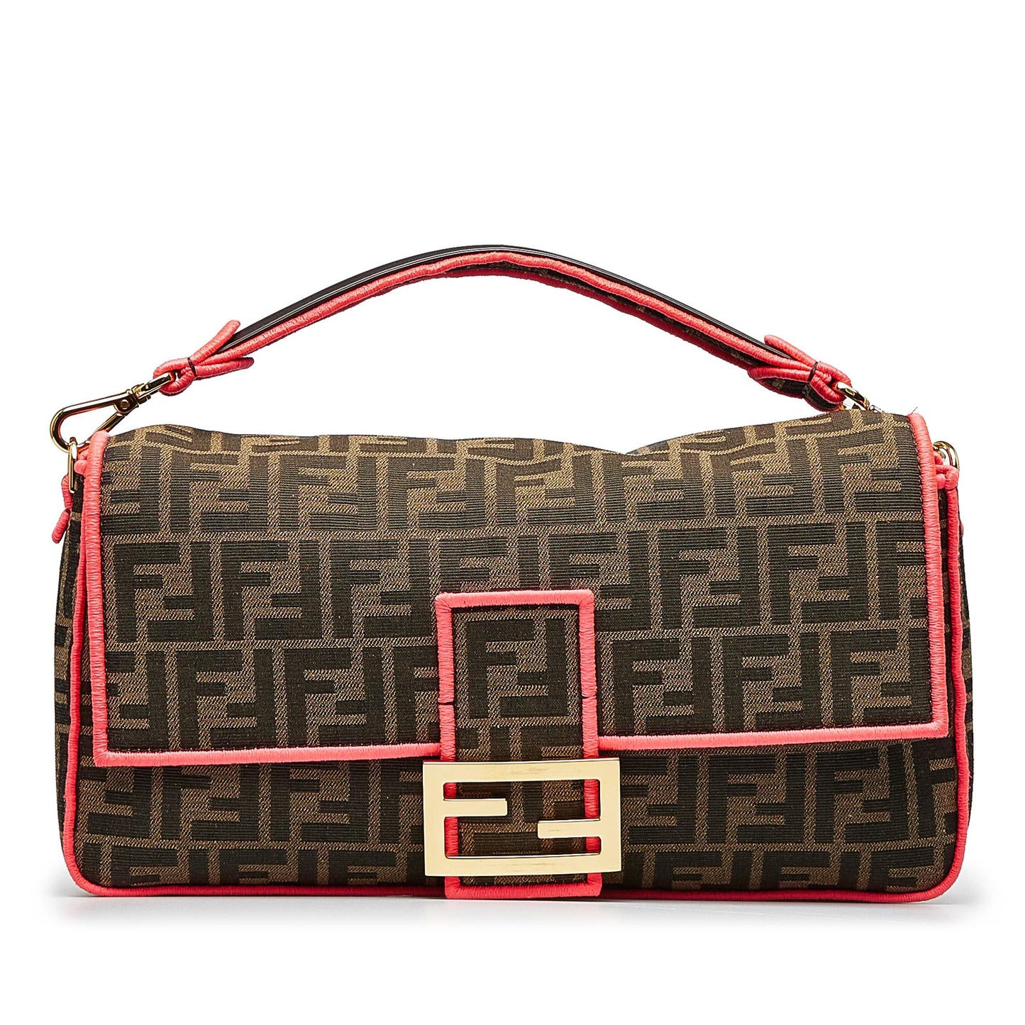 Luxury FendiZucca Baguette Satchel (SHG-MOyN7d)