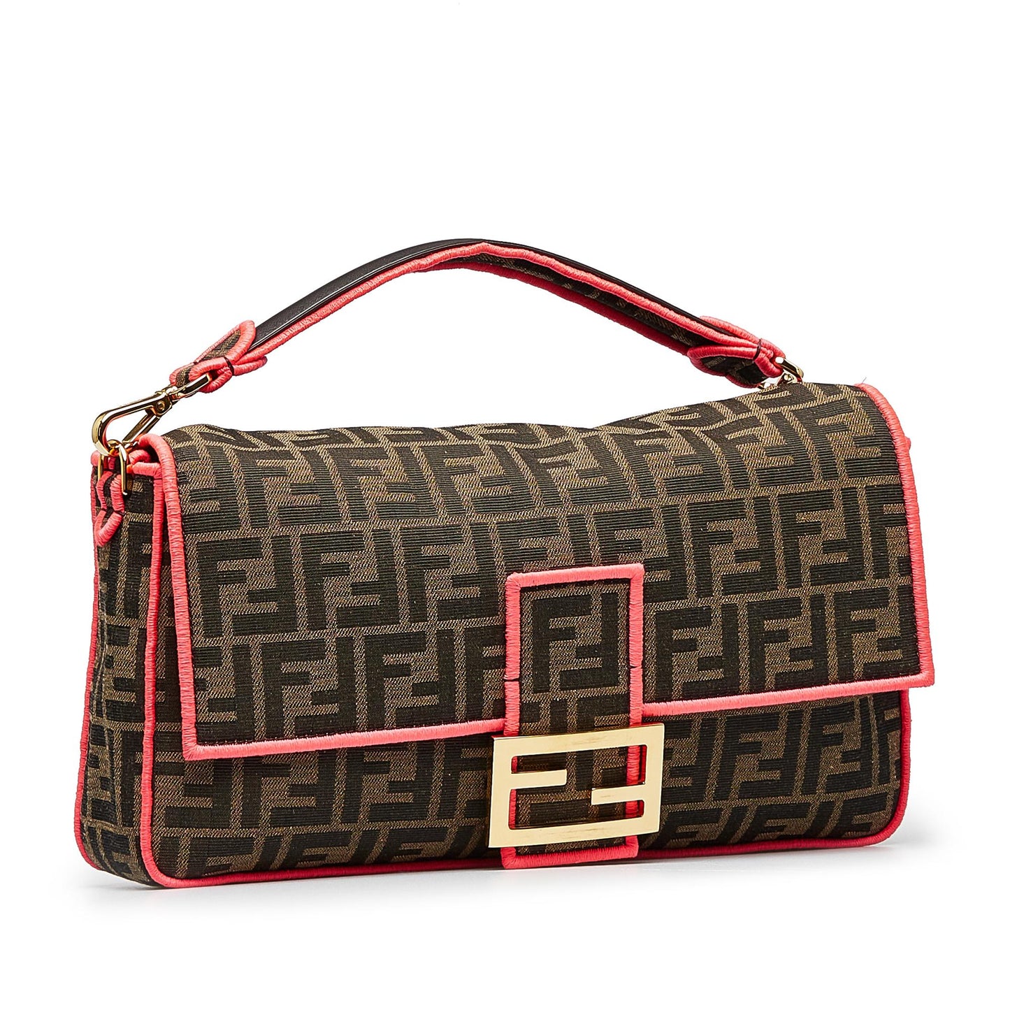 Luxury FendiZucca Baguette Satchel (SHG-MOyN7d)