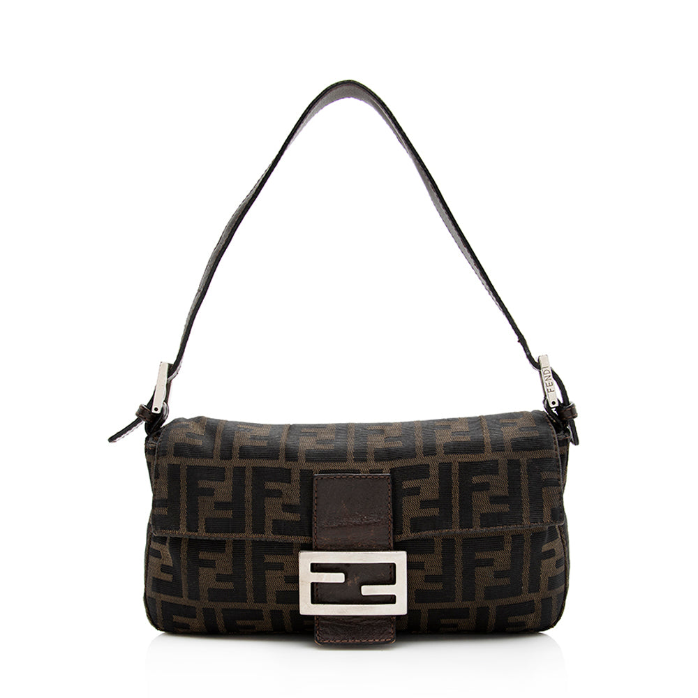 Luxury FendiZucca Baguette Shoulder Bag - FINAL SALE (SHF-20855)