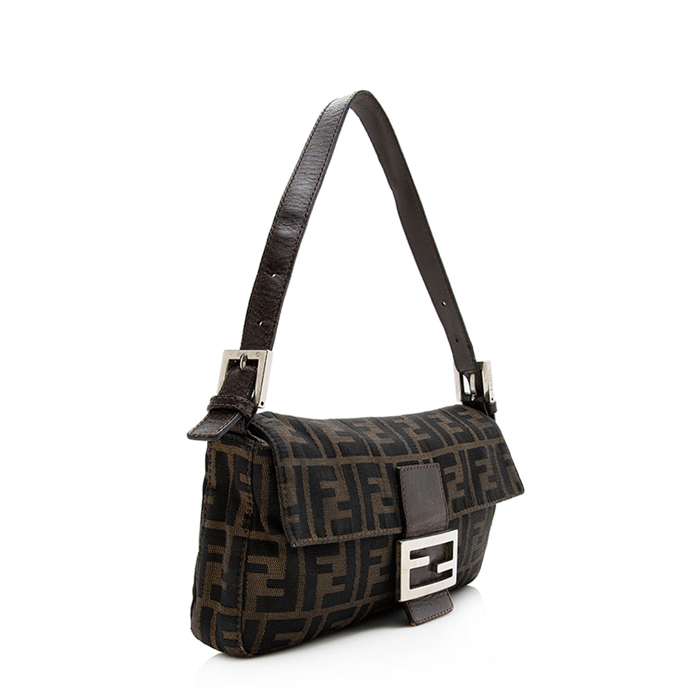 Luxury FendiZucca Baguette Shoulder Bag - FINAL SALE (SHF-20855)