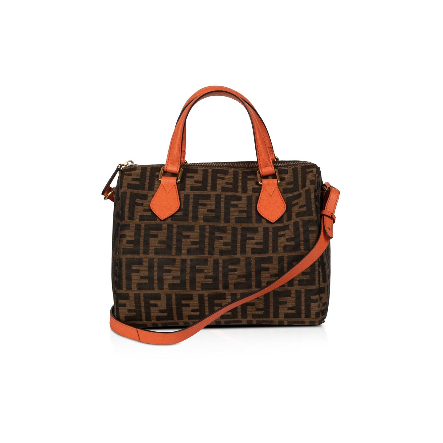 Fendi Zucca Boston Bag