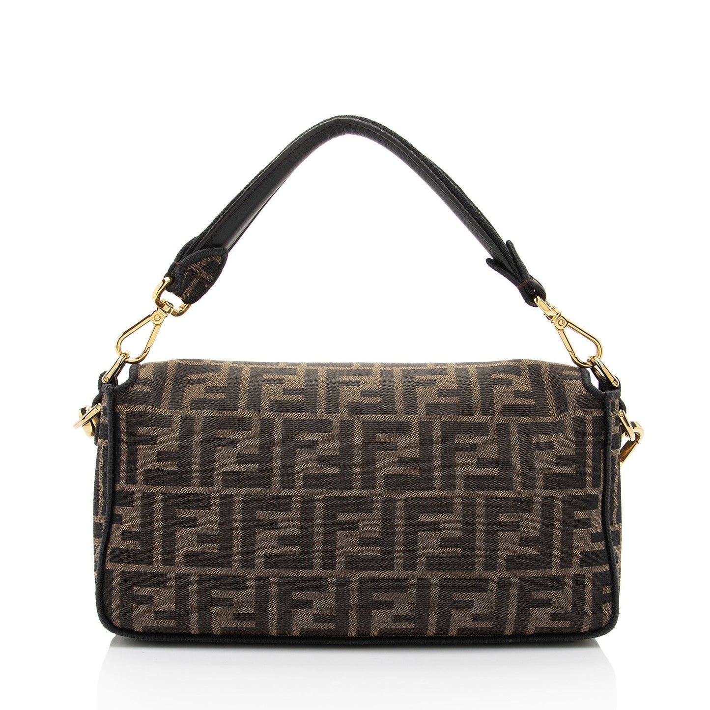 Luxury FendiZucca Calfskin Baguette Shoulder Bag (SHF-J0QlAm)