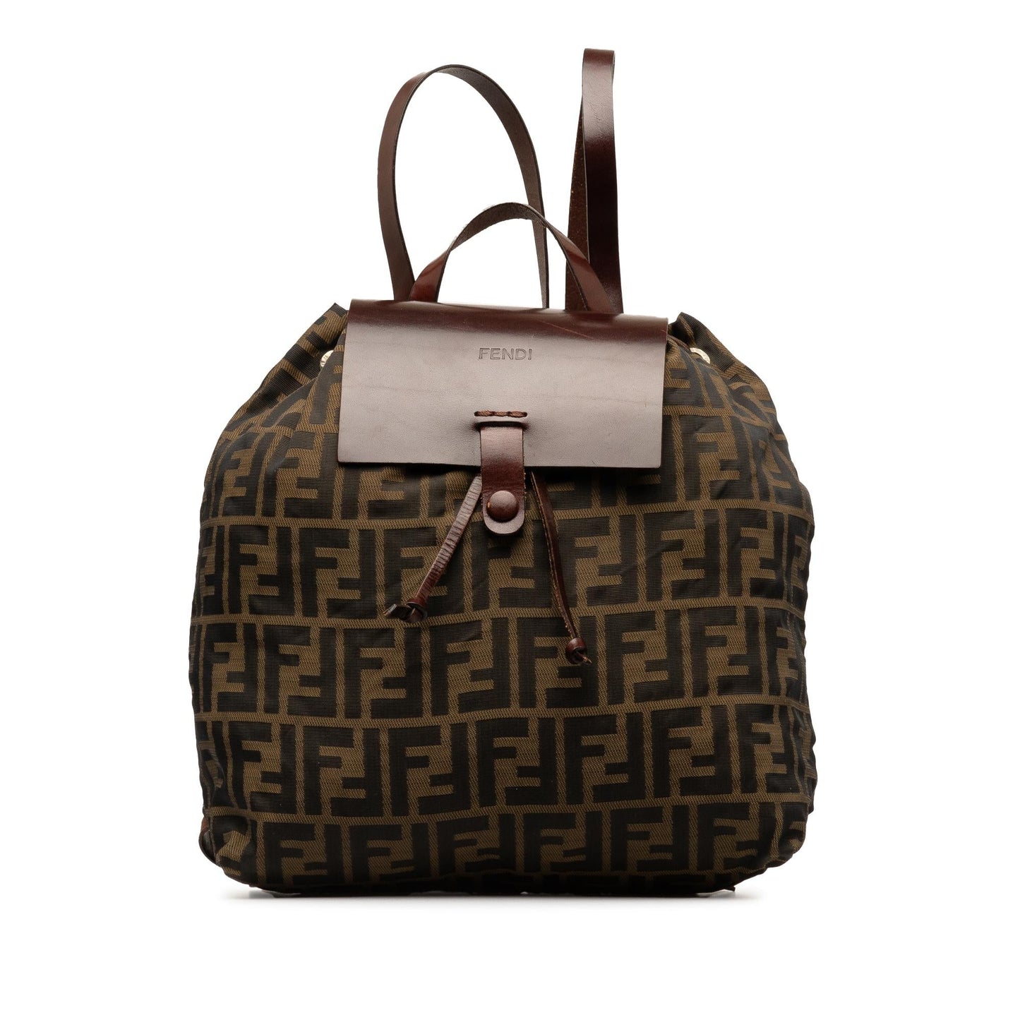 Luxury FendiZucca Canvas Backpack (SHG-E7xScE)