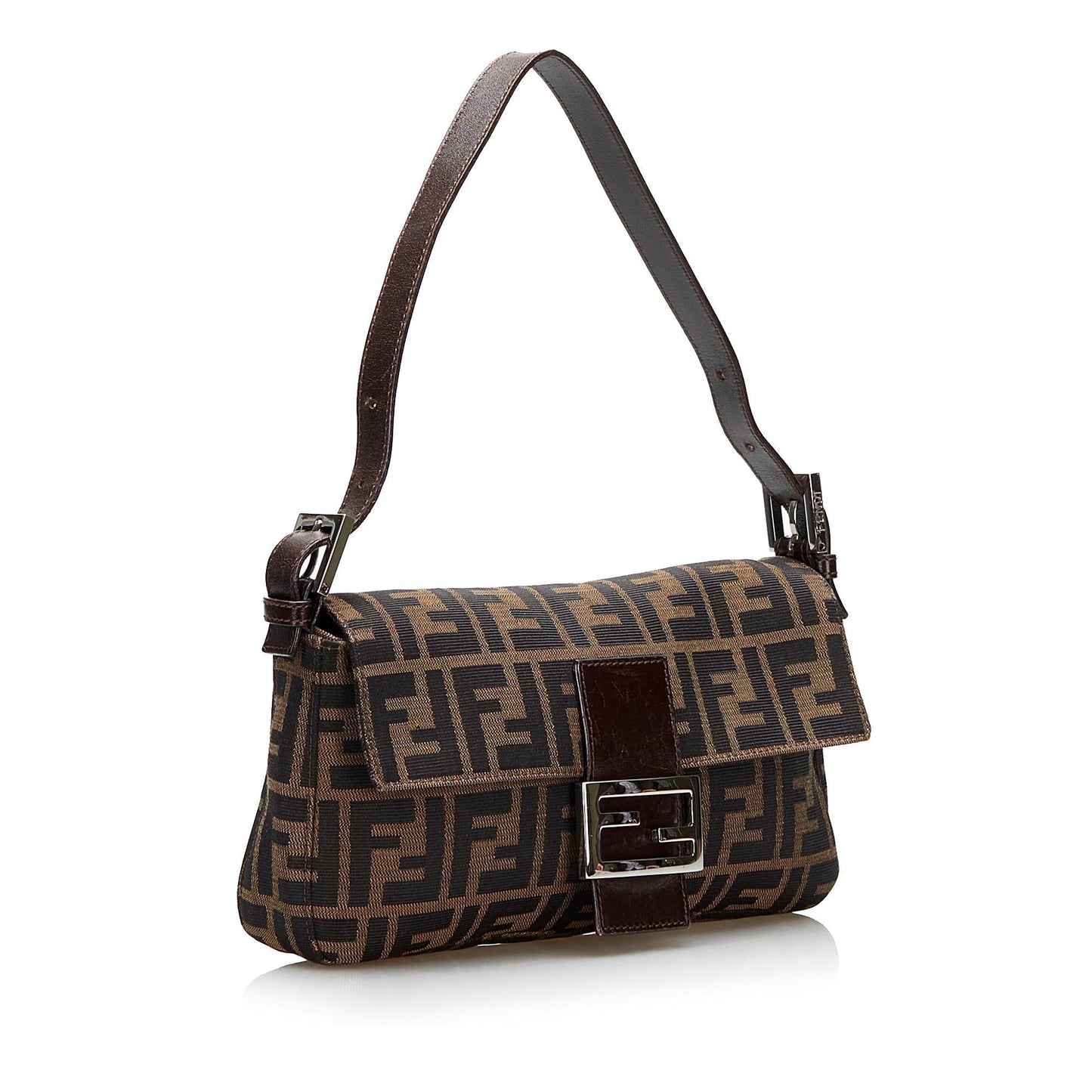 Luxury FendiZucca Canvas Baguette (SHG-37738)