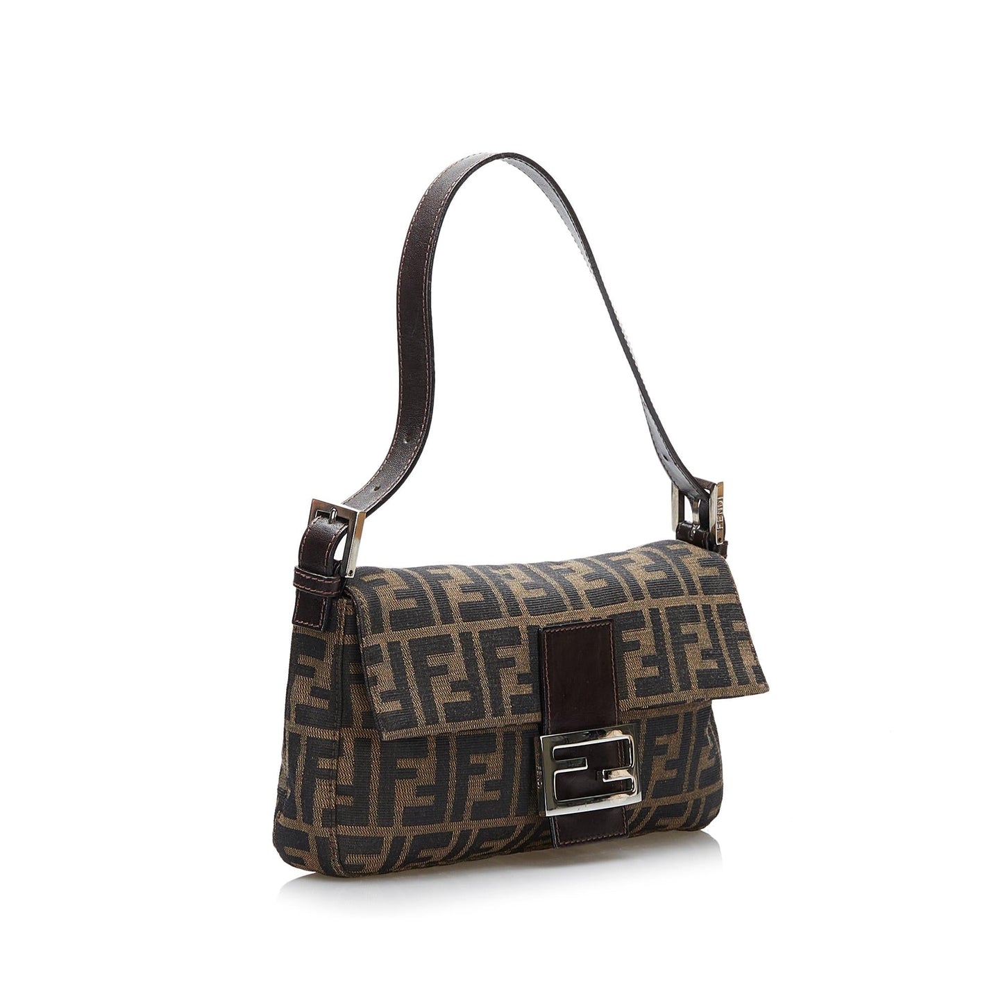Luxury FendiZucca Canvas Baguette (SHG-edz7TO)